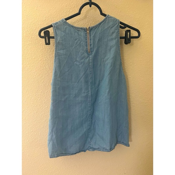 Paper Crane Denim Tank - Picture 2 of 3